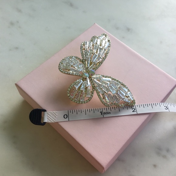 Sale $12 Firm! Butterfly Rhinestone Hairpin, barrette style - Picture 13 of 14